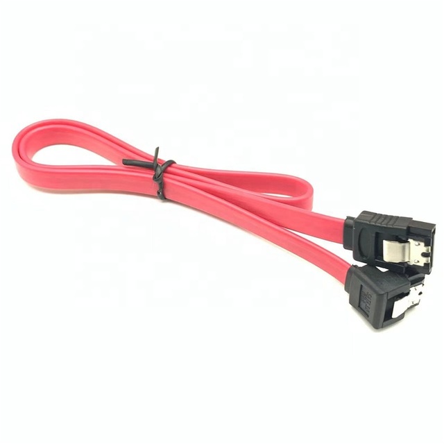 Computer Cable 50CM SATA 3.0 III SATA3 6Gbps SSD Hard Drive Data Direct Right Angle Cable