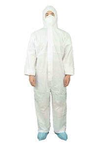 Vêtements de protection jetables non tissés de type 5/6 <span class=keywords><strong>pour</strong></span> peintre, antistatiques, combinaison microporeuse <span class=keywords><strong>pour</strong></span> adulte - Product Image 3