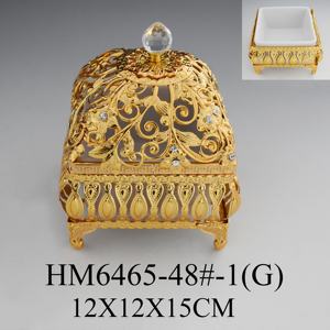 Vajilla de cocina decorativa metal plata cerámica fruta azúcar especias tarro con tapa - Product Image 2