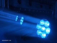 STSLITE-IP 65 Moving 7pc 60W Bee Eyes Wash LED RGBW Sonore, Angle de Faisceau 7-58°, Haute Luminosité pour Événements et Concerts
