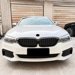 Calandre avant BMW Série 5 G30 G31 en plastique ABS noir pour mise à niveau style M5 2017-2020 - Product Image 2