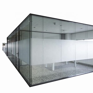 Vách Ngăn Vách Kính Cố Định Cho Văn Phòng 2021 Với Cửa Louver Dùng Cho Vách Ngăn Phòng - Product Image 2