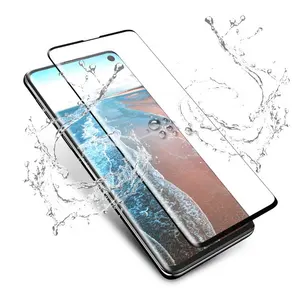 Saiboro 3D 9H 360 full protective slim hard curve clear tempered glass screen protector for Samsung Galaxy s10 s10 plus s10e