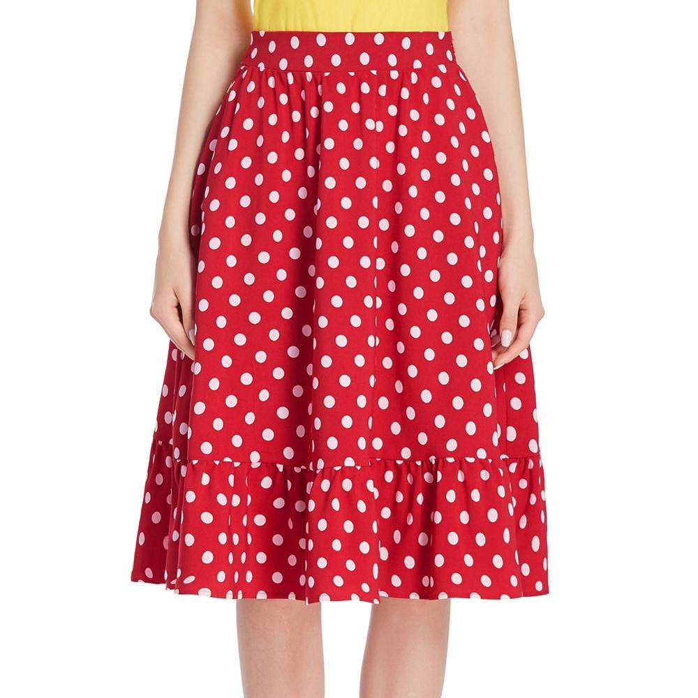 Red Polka Dot Skirts Stylish and Sweet Fashion Statements