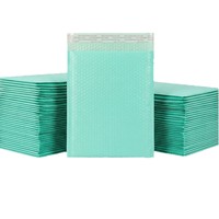 Enveloppes à bulles holographiques brillantes refermables pour coursiers, sacs d'expédition en polyéthylène, enveloppes unies pour emballage cadeau