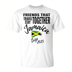 T-shirt Friends That Travel Together Jamaïca Trip 2025 - Product Image 3