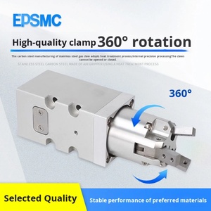 YCMRS3-32D Three-Jaw Two-Jaw Aluminum Body Series Cylinder <b>Bottle</b> Cap Screw 360-Degree Infinite Rotation Pneumatic Claw Finger - Product Image 4