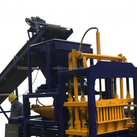 Machine à blocs de béton hydraulique automatique QT4-15, machine de moulage par vibration, populaire au Kenya, petite capacité pour les nouveaux démarcheurs
