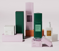 Bocaux en verre Springrain 30g/50g et flacons d'essence/lotion scellés avec couvercle 100ml/120ml – Emballage séparé pour crème visage