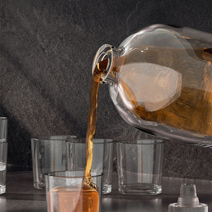 Rõ ràng Frosted Glass rỗng chai 100 ml, 250 ml, 500 ml Vodka, chai thủy tinh có nắp đậy - Product Image 2