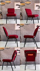 Siège confortable chaises de prêtre d'église en gros chaises d'église de verrouillage chaise d'église - Product Image 6