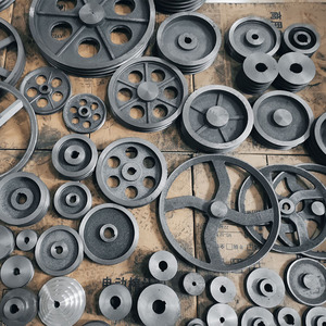 Polea de Correa en V de Acero Inoxidable con 1 Ranura, Personalizada OEM para Piezas de Planta de Fabricación de Bombas de Aceite RZ002 - Product Image 1