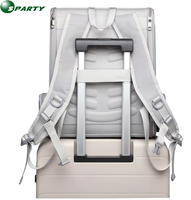 Sac à dos de transport pour animaux de compagnie, extensible, portable, fermeture éclair, design en maille respirante, pour petits chiens et chats, vente flash, réduction