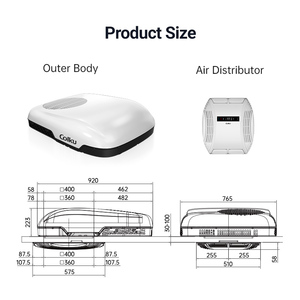 Nuevo Aire Acondicionado Avanzado de 48V CC para Autocaravanas, Remolques y Camiones, 550M/H con Compresor Inverter de 3000W, Refrigerante R32 - Product Image 2