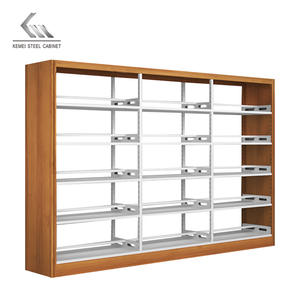 أثاث حديث للمكتب والمدرسة رف معدني للكتب مكتبة رف تخزين للكتب رفوف كتب مزدوجة الوجهين - Product Image 5