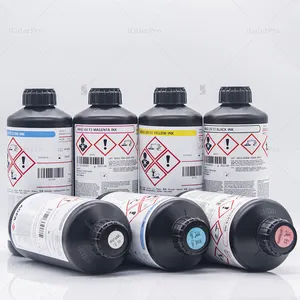 AGFA F2 Tinta UV Cyan Curing Lembut Asli untuk Epson Konica Ricoh CE4M DX7 XP600 TX800 I3200-A1KM1024 KM1024a KM1024i Printhead