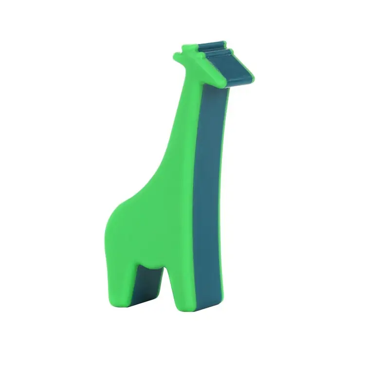 Plastic Maracas Cute Small Giraffe Music Toys Musical Instrument Animal Shaker For Children