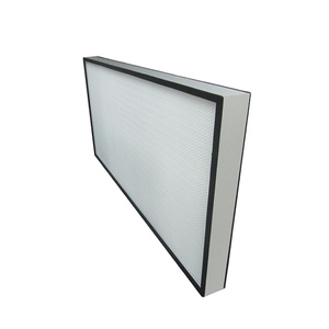 Hệ thống AHU H13 H14 Mini pleat HEPA lọc hiệu quả 99.99% 0.3μm USA HV sợi thủy tinh khung nhôm 85 ° C 80% <span class=keywords><strong>RH</strong></span> RoHS - Product Image 2