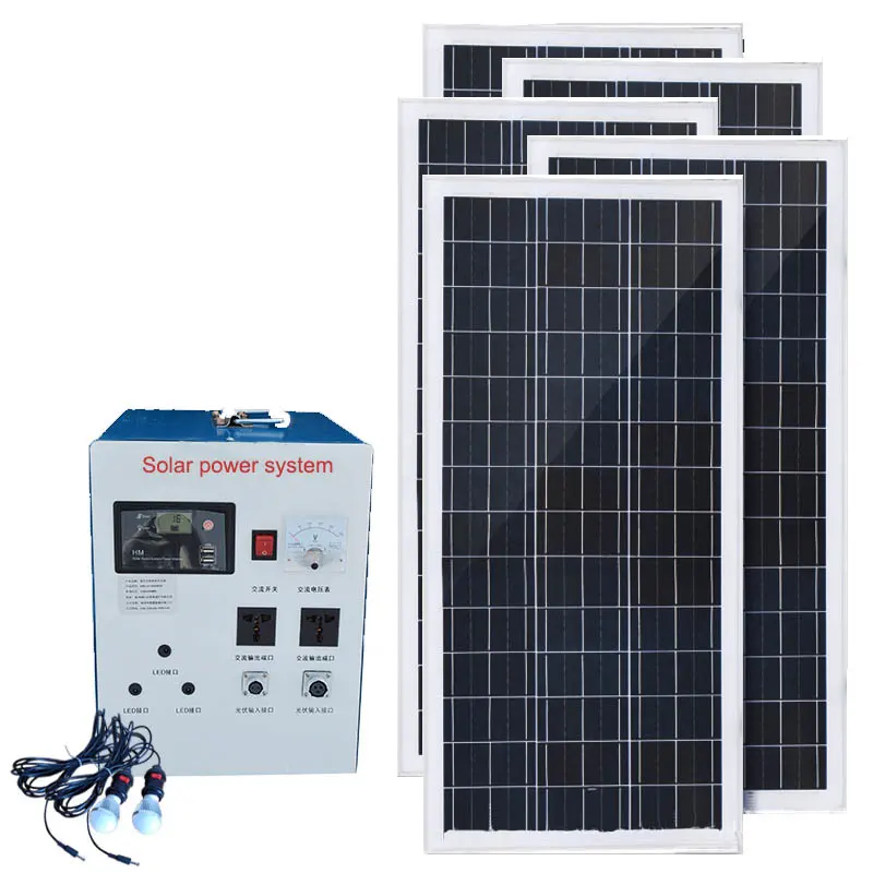 750W Solaranlage Komplettpaket 220V Akku 280Ah Solarpanel 2000W Wandler Watt 