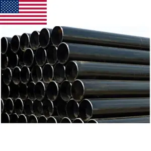 Top Quantity Mild Asme B36.10M Astm A333 A106 Gr.B Api Gas Pipelines Black Seamless Carbon Steel Pipe For Oil And Gas Suppliers