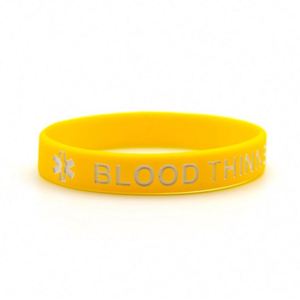 Pulsera de Alarma Médica, Pulsera de Silicona Ecológica para Uso Médico, Brazalete de Goma Personalizado - Product Image 3