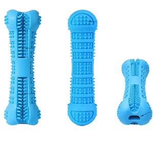Jouet brosse à dents en silicone pour chien, bâton à mâcher, os pour chiot de grande taille, entraînement d'intelligence pour animaux de compagnie, résistant aux morsures, adapté aux grands chiens. - Product Image 1