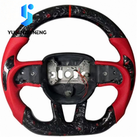 Volant personnalisé en fibre de carbone pour Dodge Charger Scat Pack Rt Challenger Durango Hellcat SRT SRT8 Chargeur Accessoires