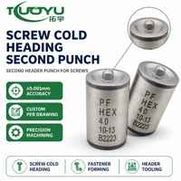 Punch Presisi Khusus untuk Header Kedua dengan Akurasi 0,001mm Sesuai Gambar untuk Pembentukan Pengikat pada Mesin Cold Heading, Bagian Peralatan Mesin