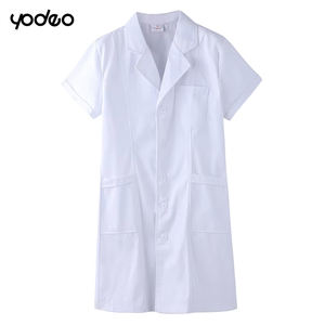 Design personalizzabili in fabbrica uniformi bianche da laboratorio ospedaliero Dropshipping medico infermiere camici da laboratorio bianco <span class=keywords><strong>camice</strong></span> da laboratorio - Product Image 6