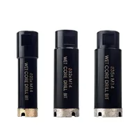 Connexion M14 32mm-35mm diamètre foret diamanté à noyau humide couronne scie cloche pour pierre béton forage au diamant à haute efficacité