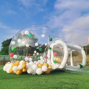 Casa gonfiabile della bolla con la stuoia la casa rimbalzante della bolla per la tenda adulta della bolla dei bambini per la data della parte di nozze