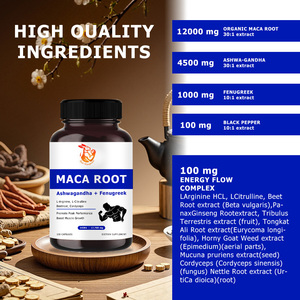 Capsules de Maca et Ashwagandha OEM ODM avec extrait de Maca bio – Complément Ashwagandha pour favoriser la croissance et la force musculaires - Product Image 5