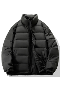 Logotipo personalizado Nueva chaqueta con capucha de color a juego a prueba de viento e impermeable ropa de trabajo al aire libre chaqueta acolchada de algodón - Product Image 5
