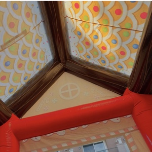 Nhỏ gọn trong nhà giáng sinh Inflatable lâu đài cho sân sau kỳ nghỉ vui vẻ cho các hoạt động trường học và tiết kiệm nhà bị trả lại - Product Image 6