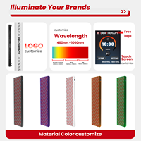 Appareil de luminothérapie à lumière rouge à luminosité réglable avec écran tactile IDEARED, panneau de luminothérapie infrarouge, luminothérapie rouge pour usage clinique