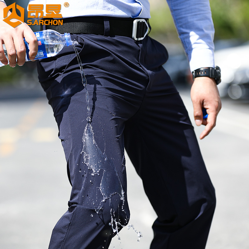Pantalon Large Homme Coupe Droite - Taille élastique - Style Streetwear Décontracté - Idéal Pour Le Sport, Les Sorties Ou Le Quotidien