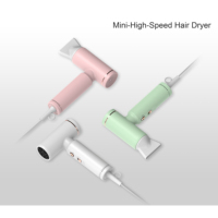 Mini sèche-cheveux électrique professionnel haute vitesse léger utilisation de voyage 3 réglages de température DC Compact Ultimate Commodity