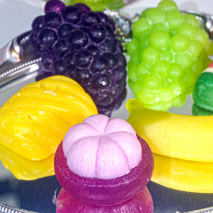 <span class=keywords><strong>Handmade</strong></span> Artisan xà phòng loại trái cây cầu vồng hình học mới lạ hình dạng tự nhiên chăm sóc da xà phòng để làm sạch OEM nhãn hiệu riêng - Product Image 6