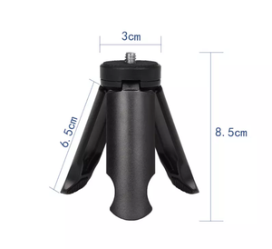 Precio al por mayor Trípode portátil <span class=keywords><strong>Mini</strong></span> trípode Soporte de montaje Diseño antideslizante para Selfie Sticks Soporte para teléfono inteligente Cámara Negro - Product Image 6