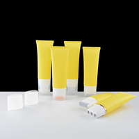 Crème vide personnalisée en plastique PE pour les mains lotion nettoyante pour le visage crème pour les yeux boule multifonctionnelle tube d'emballage de cosmétiques doux