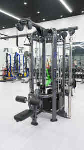 थोक जिम उपकरण उच्च स्तरीय अनुकूलित रंग वाणिज्यिक रोसेन फिटनेस पिन लोड किए गए मल्टी-जंगल 8 स्टेशन बॉडी बिल्डिंग के लिए - Product Image 3