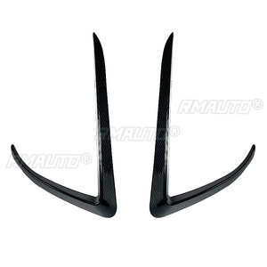 ชุดแต่งกันชนหน้าสีดำเงา/ลายคาร์บอน พร้อมสปอยเลอร์ข้าง ช่องระบายอากาศ ใบมีดกันลม สำหรับรถยนต์เทสล่า รุ่น 3 ปี 2017 ขึ้นไป - Product Image 2