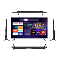 Téléviseur intelligent dernier cri 32 pouces Ultra-Large QLED HDR WEBOS 2.0 avec Wi-Fi et ports USB 1G+8G RAM/ROM 60Hz Noir Téléviseur pour hôtel