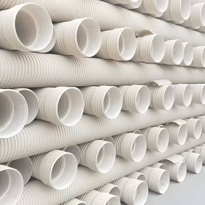 <span class=keywords><strong>Tubería</strong></span> Reforzada <span class=keywords><strong>Corrugada</strong></span> de Doble Pared de UPVC Estándar Nacional <span class=keywords><strong>para</strong></span> <span class=keywords><strong>Alcantarillado</strong></span> y Drenaje Municipal - Product Image 3