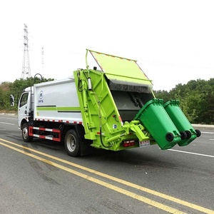 Camión de Basura Dongfeng Premium de 6 Ruedas y 8CBM con Carga Trasera para Operaciones Comerciales de Eliminación y Reciclaje de Residuos - Product Image 4