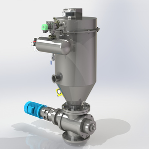 Công suất cao cho hạt & xử lý hóa chất 304/316L thép không gỉ băng tải chân không cho xử lý vật liệu bột nông nghiệp - Product Image 1