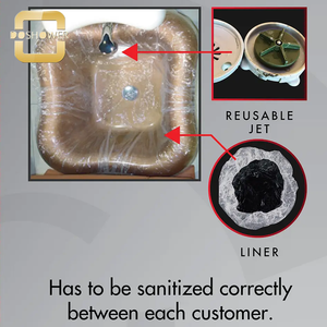 Silla de pedicura, cabezal de chorro magnético para pedicura, silla de Spa para pies, piezas de bañera, proveedor de pedicura con imán de doble chorro - Product Image 6