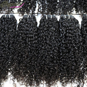 Cheveux brillants de qualité 12A, lots de mèches bouclées Pixie, perruques humaines, tissage de cheveux à trame unique, livraison rapide, stock complet - Product Image 4