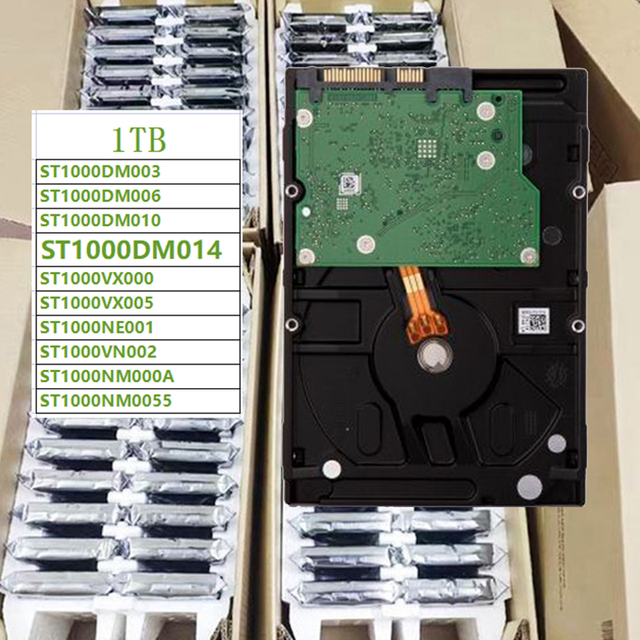 ST1000DM014 1TB 3.5 Inch Internal HDD 7200 RPM 256MB Cache SATA 6Gb/s Desktop Storage Solution PC DataCenter Computing Systems