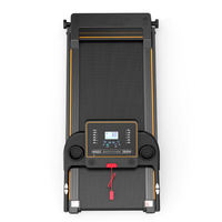 Tapis roulant électrique pliable de petite taille pour usage domestique, capacité de 120 kg, moteur CC (1,5 CV), montée en côte, écran LCD